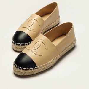 Chanel Lambskin Espadrilles